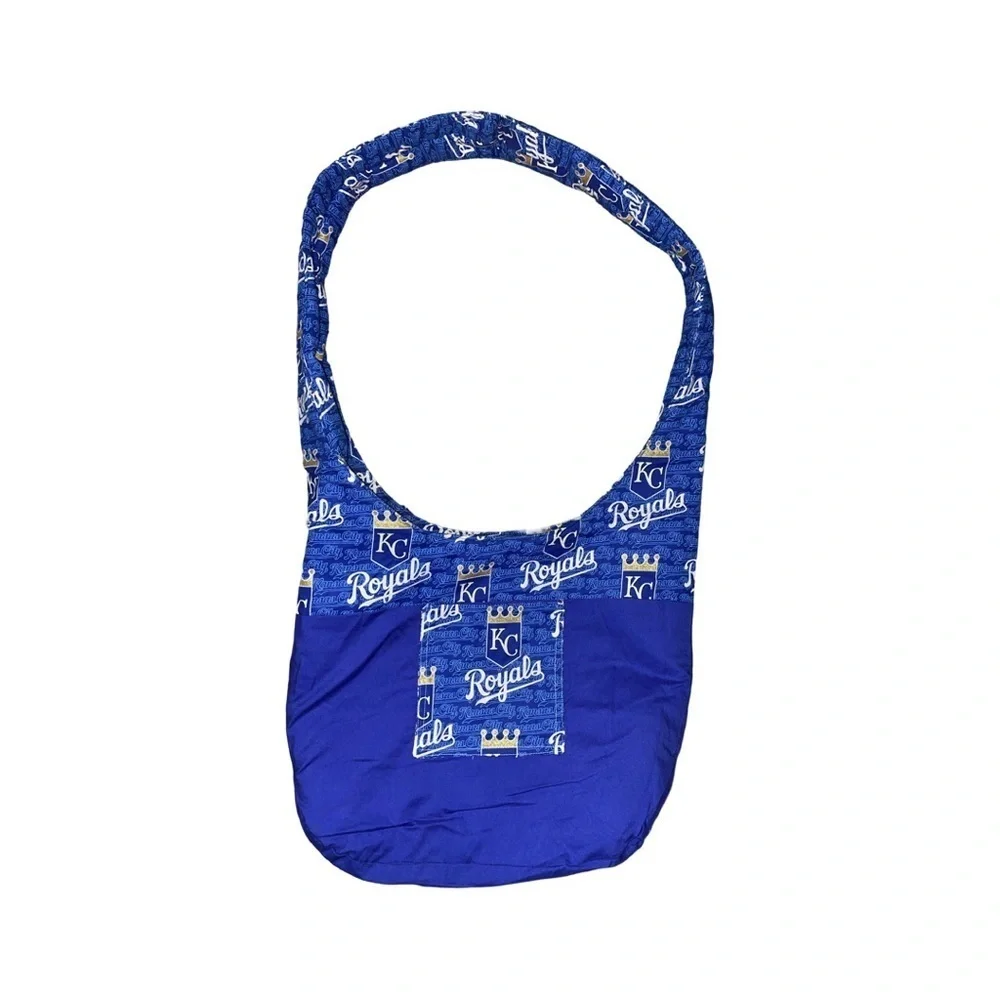 Kansas City Royals Reversible Handmade Tote Bag Purse MLB Baseball Blue Fan Gift